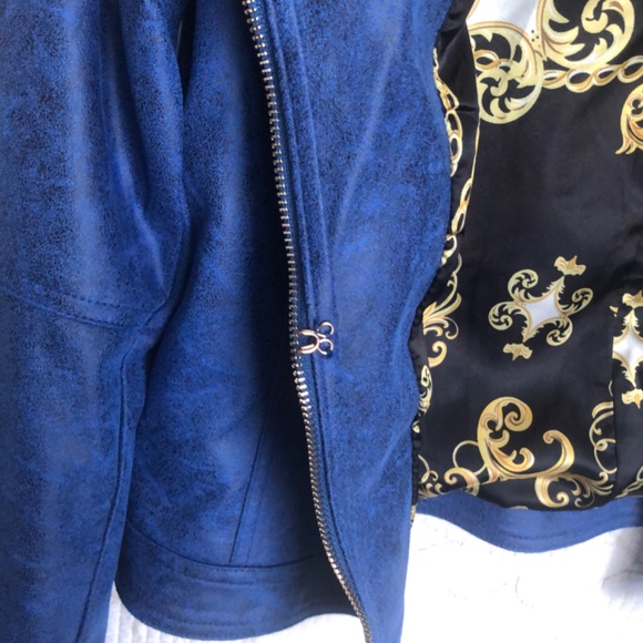 Frank Lyman bomber jacket faux suede - Picture 4 of 5